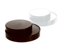 20mm Phenolic Smooth Dripolator Cap - Black - Bottles & Jar Accessories - Phenolic Caps