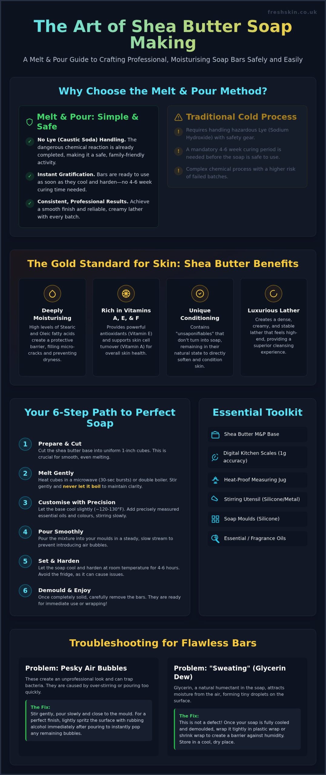 Shea Butter Melt and Pour Soap Recipe: A Beginner’s Guide to Luxurious DIY Bars